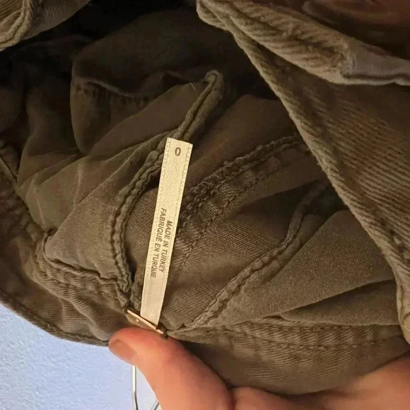 Free People Womens 0 Brown Tapered Leg pants Boho - Picture 7 of 8